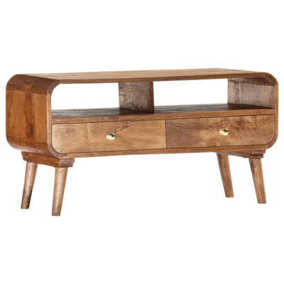 vidaXL Szafka pod TV, 90 x 35 x 47 cm, lite drewno mango