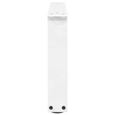 Nogi do stolika kawowego w kształcie litery V 2 szt. Białe 60x(30-31,3) cm Stal
