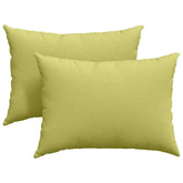 Poduszki na sofę 2 pcs Jasnozielony 70 x 50 cm tkanina