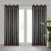 Zasłona Aurora czarna 140x250