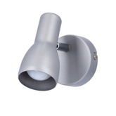 Lampa ścienna Candellux kinkiet Picardo 91-43917  E14 szary srebrny