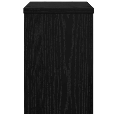 Stojak na rośliny 2 pcs Czarny Dąb 20 x 20 x 30 cm