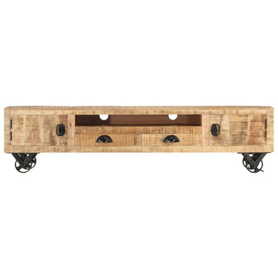 vidaXL Szafka pod TV, 150x30x37 cm, lite drewno mango