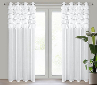Firana Aura biała 140x250