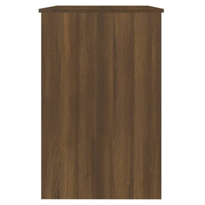 vidaXL Biurko, brązowy dąb, 100x50x76 cm, materiał drewnopochodny