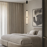 Lampa wisząca Corte szklana tuba pojedyncza LED 18W 3000K regulowana