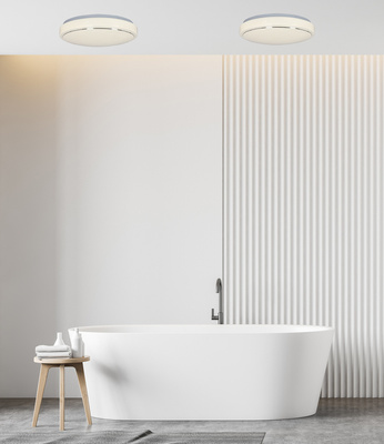 Jasper Lampa Sufitowa Plafon 12W Led 26Cm Biały 4000K Ip44