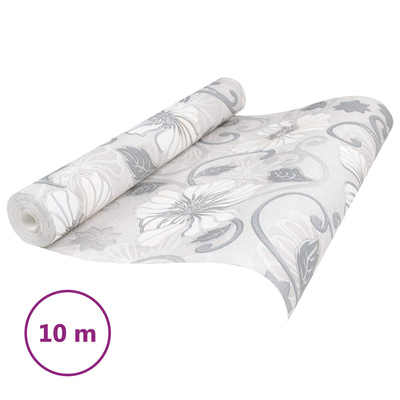 Tapeta 3D Solid Paski Kwiat 10 x 0,53 m Tkanina nienałożona
