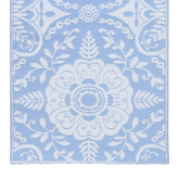 vidaXL Dywan na zewnątrz, błękitny, 80x150 cm, PP