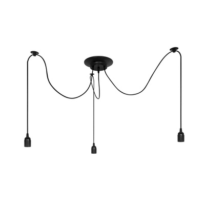 Lampa wisząca ARANEA 3xE27 czarny EDO777187 EDO Solutions