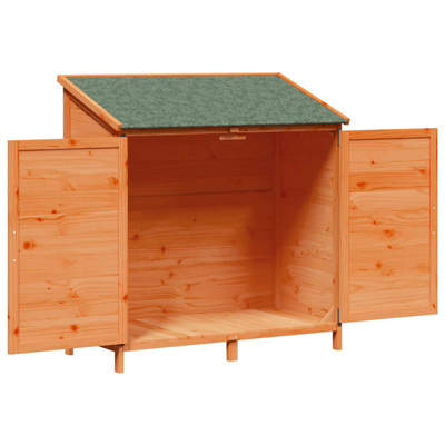 Shed ogrodowy brązowy 106,5 x 56 x 113,5 cm Drewno Świerkowe