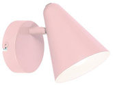 Lampa ścienna Candellux Amor jasny róż 91-68781  E14 
