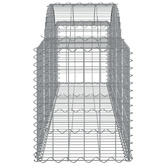 Kosze gabionowe, 20 szt, 200x50x60/80 cm, galwanizowane żelazo