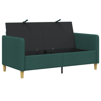 Sofa z miejscem do przechowywania Ciemnozielony