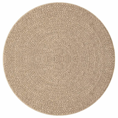 vidaXL Dywan ZIZUR, 160 cm, stylizowany na jutowy