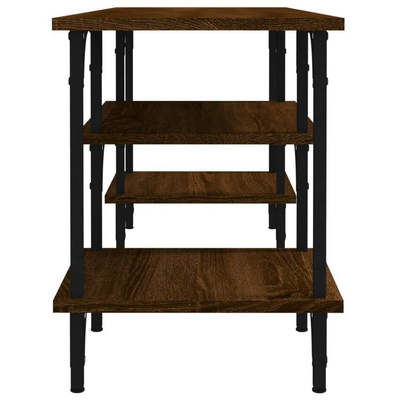 vidaXL Szafka pod TV, brązowy dąb, 102x35x45,5 cm