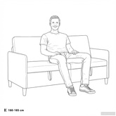 Sofa z miejscem do przechowywania kremowy 192 x 78 x 87 cm