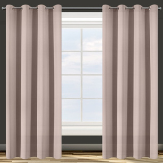 Zasłona Parisa pudrowy róż 135x250