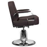 Gabbiano fotel barberski Rufo brązowy 125393