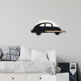 Lampa kinkiet półeczka 5W LED 4000K IQ Kids Car czarny 21-85078