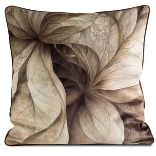 Poszewka Sylvia brązowa 60x60