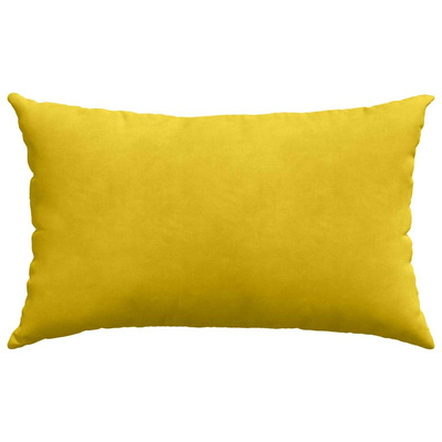 Poduszki na sofę 2 pcs Żółty 50 x 30 cm Tkanina sztruksowa