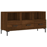 vidaXL Szafka pod TV, brązowy dąb, 102x36x50 cm