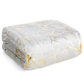 Koc Glamo srebrny 150x200