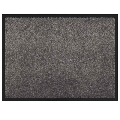 Dywanik drzwiowy Jasnoszary 60 x 40 x 1.2 cm Tkanina Teddy