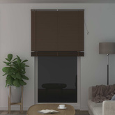 Żaluzja wenecka Ciemnobrązowy ze wzorem 213 x 110 cm 25 mm PVC