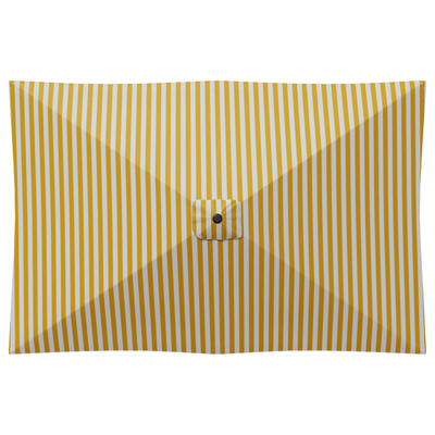 Parasol ogrodowy z podstawą 200 x 300 cm Poliester Prostokątny