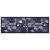vidaXL Kuchenny dywanik podłogowy Coffee, niebieski, 60x300 cm