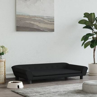 vidaXL Legowisko dla psa, czarne, 100x50x21 cm, aksamitne