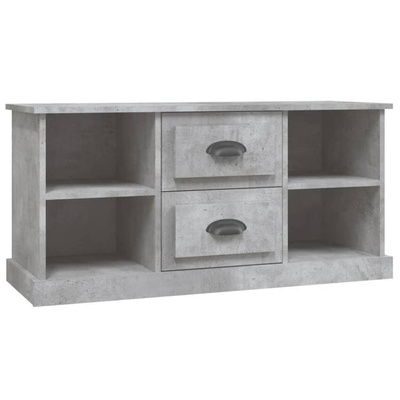 vidaXL Szafka pod TV, szarość betonu, 99,5x35,5x48 cm