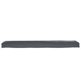 Poduszka na paletę Antracyt 180 x 40 x 8 cm Materiał Oxford