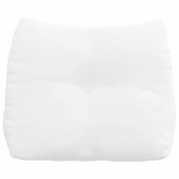 Poduszka na plecy Biały 60 x 24 x 50 cm tkanina