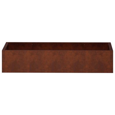 Mur oporowy 6 szt. 200 x 100 x 30 cm Stal kortenowska Rdzawy