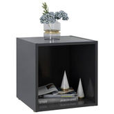 vidaXL Szafka pod TV, szara, 37x35x37 cm, materia drewnopochodny