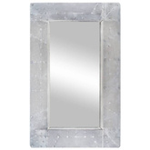 vidaXL Lustro ścienne w stylu Aviator, 80x50 cm, metalowe