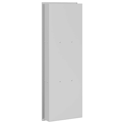 Nisza prysznicowa srebrny 90 x 30 x 9,5 cm Stal nierdzewna