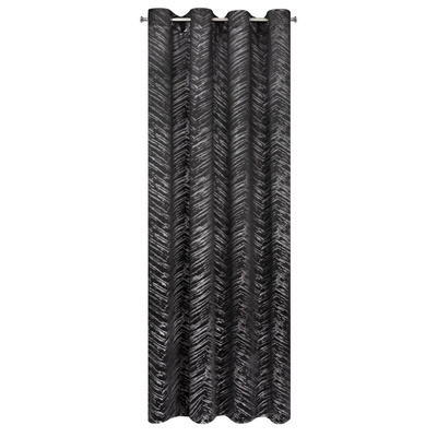 Zasłona Sara czarna 140x250