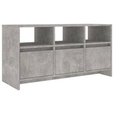 vidaXL Szafka pod TV, szarość betonu, 102x37,5x52,5 cm