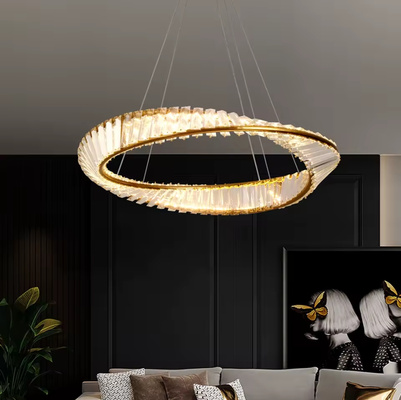 Lampa wisząca LED Abigali Cristal 36W 3000K, złoty