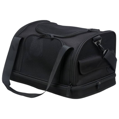 TRIXIE Transporter samolotowy dla psa Fly, 45x28x25 cm, czarny