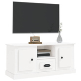 vidaXL Szafka pod TV, biała, 100x35,5x45 cm, materiał drewnopochodny