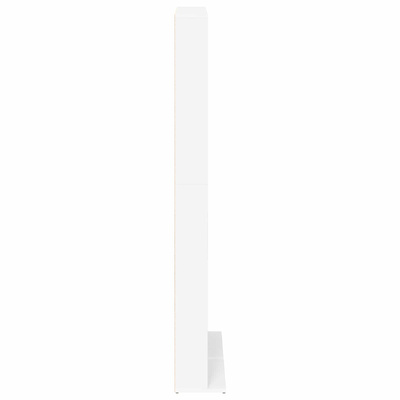 Kabinet na płyty CD 2 szt. Biały 33 x 23,5 x 175 cm