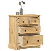 Komoda Corona, 80x43x91 cm, lite drewno sosnowe