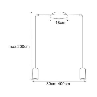 Lampa wisząca K-4896 z serii PUERTO