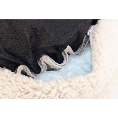 Beeztees Legowisko dla psa Jaxx z pianką memory, 50x20 cm, beżowe