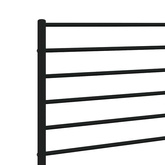 Metalowe wymienne wezgłowie, czarne, 107 cm